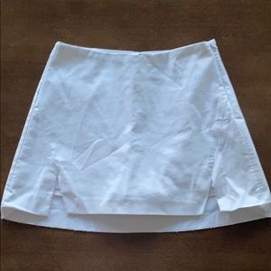 White Skort